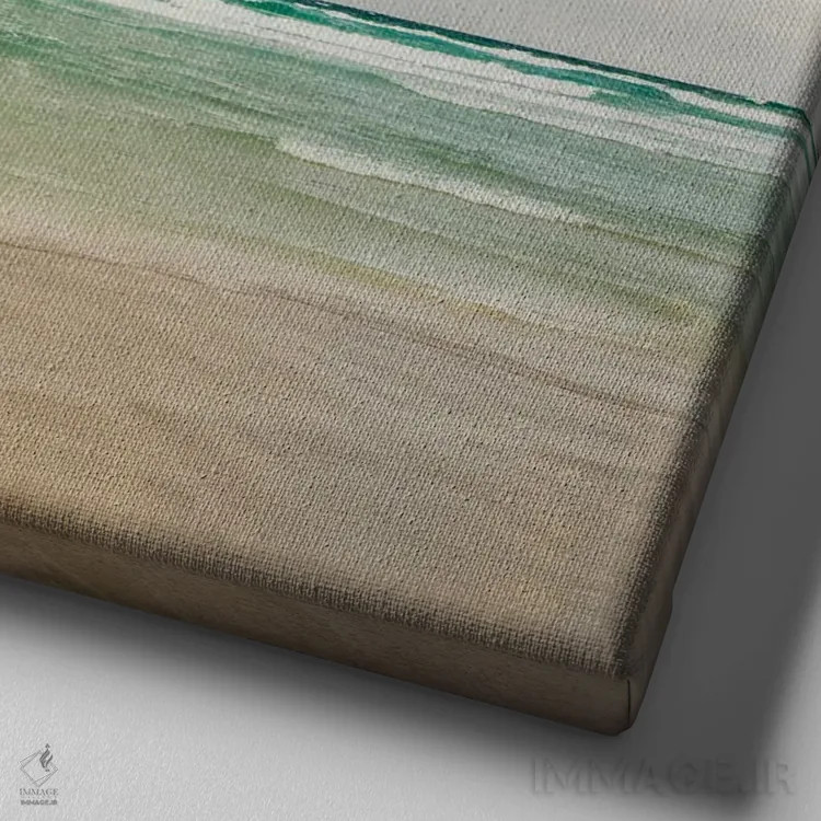 تابلو دکوراتیو فیل موج سوار اثر لوند روزر - نمای نزدیک بافت بوم