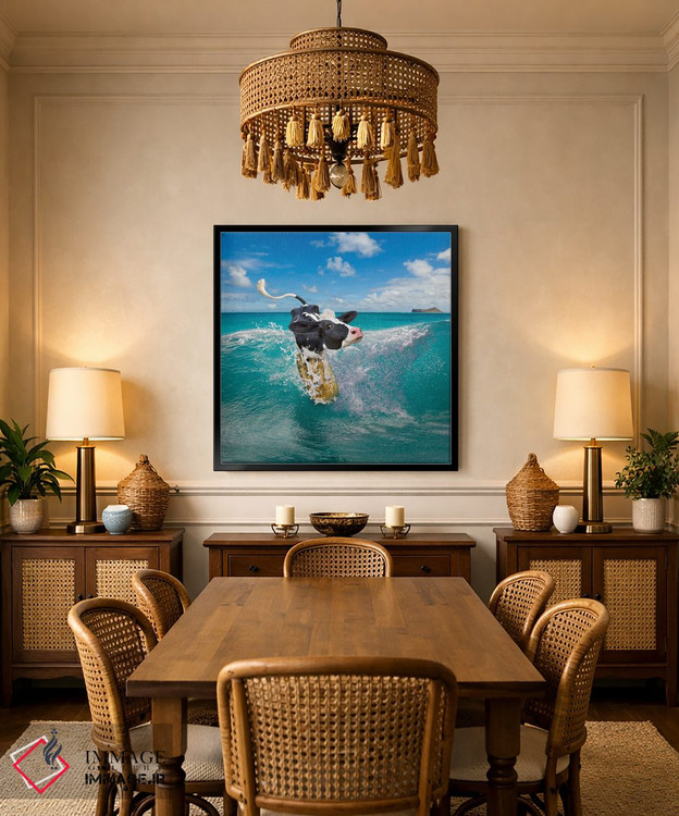 تابلو دکوراتیو کوا بونگا اثر لوند روزر - D5B