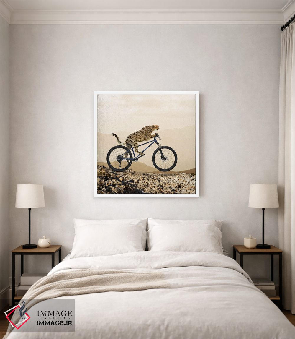 تابلو دکوراتیو سواری با یوزپلنگ I اثر لوند روزر - D3W