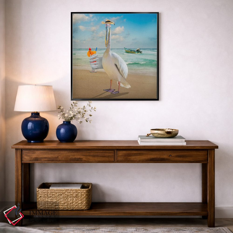 تابلو دکوراتیو پرنده ساحلی اثر لوند روزر - D3B