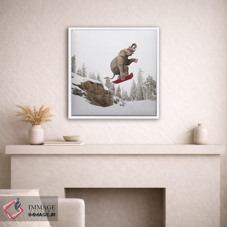 تابلو دکوراتیو گرفتن هوا اثر لوند روزر - D1W