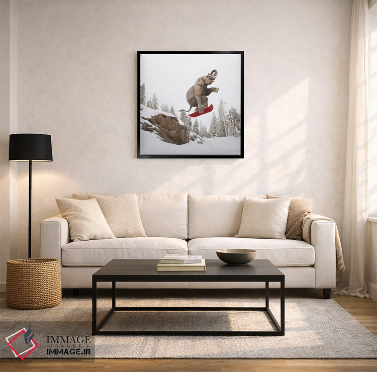 تابلو دکوراتیو گرفتن هوا اثر لوند روزر - D2B