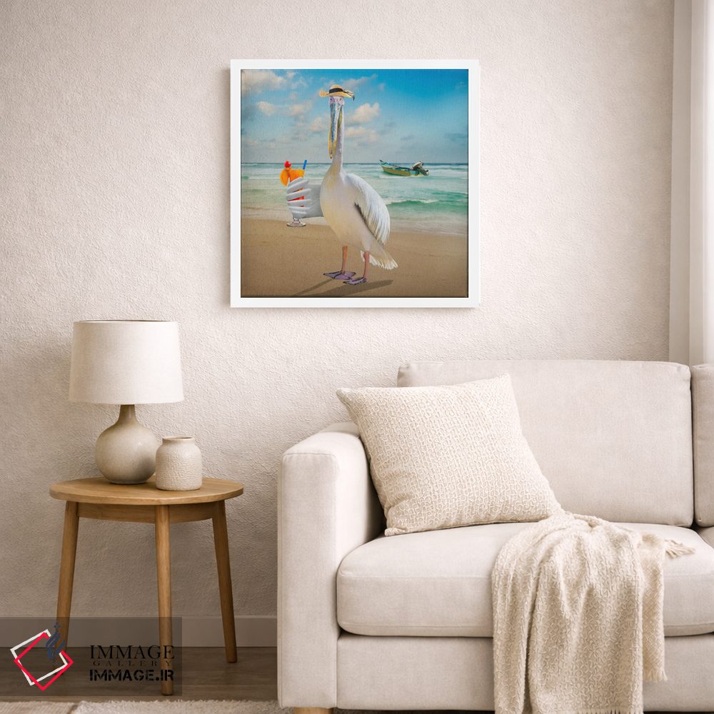 تابلو دکوراتیو پرنده ساحلی اثر لوند روزر - D5W