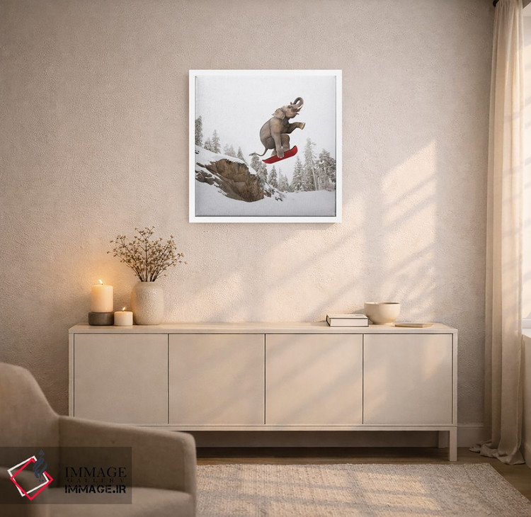 تابلو دکوراتیو گرفتن هوا اثر لوند روزر - D4W