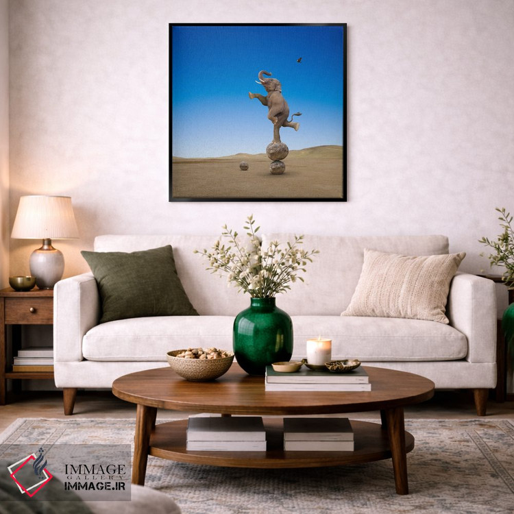 تابلو دکوراتیو مهارت های فیل اثر لوند روزر - D2B