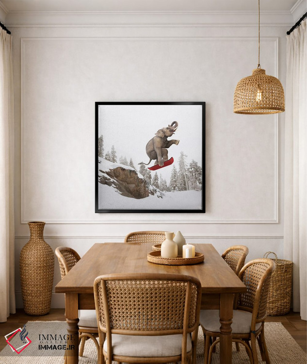 تابلو دکوراتیو گرفتن هوا اثر لوند روزر - D6B