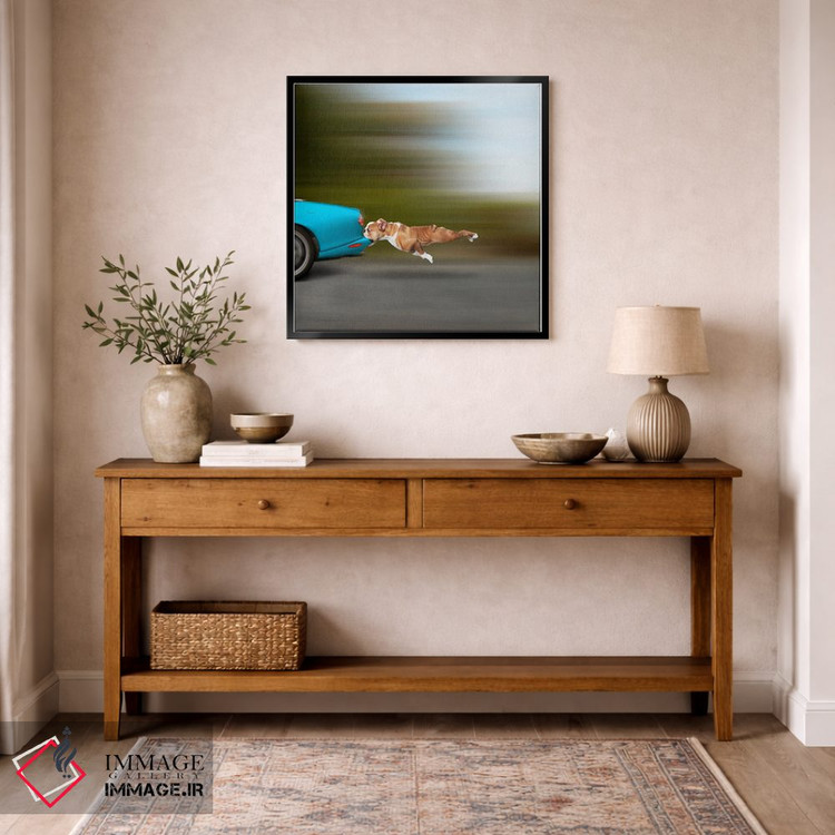 تابلو دکوراتیو حالا چه؟ اثر لوند روزر - D5B