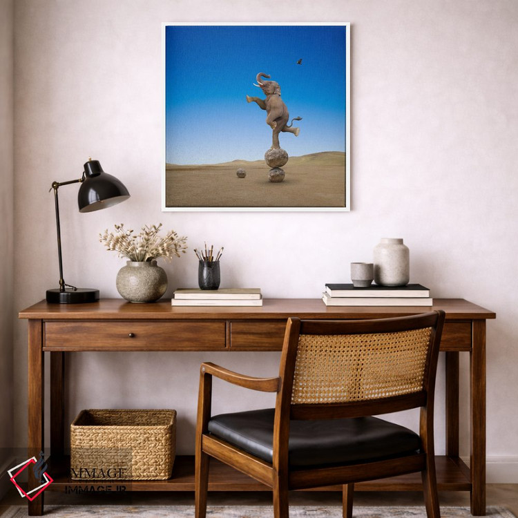 تابلو دکوراتیو مهارت های فیل اثر لوند روزر - D5W