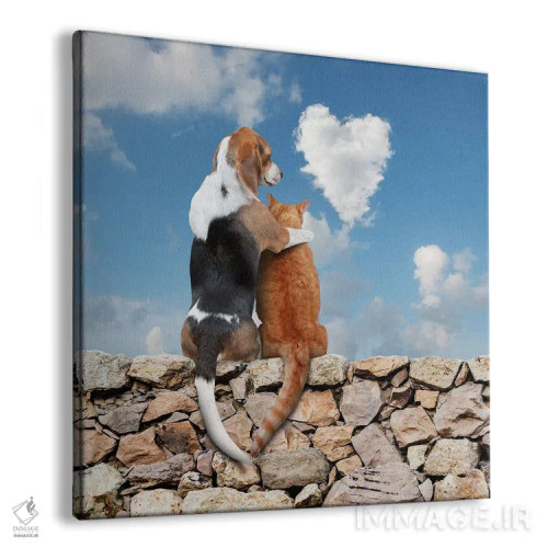 تابلو دکوراتیو عشق در هوا اثر لوند روزر - نمای پرسپکتیو محصول