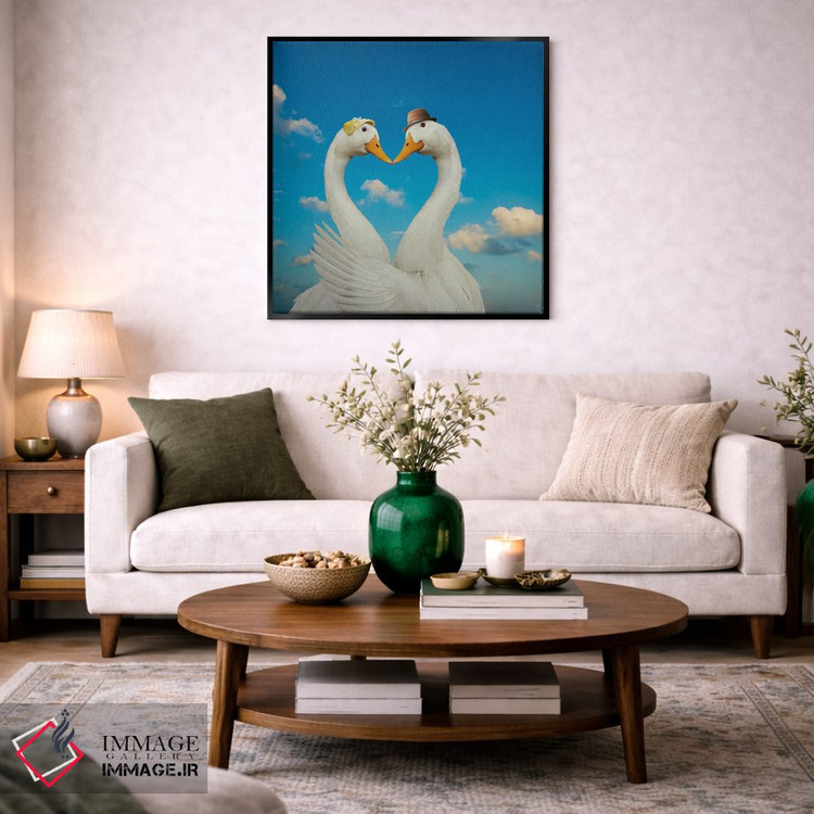 تابلو دکوراتیو غاز و همسرش اثر لوند روزر - D2B