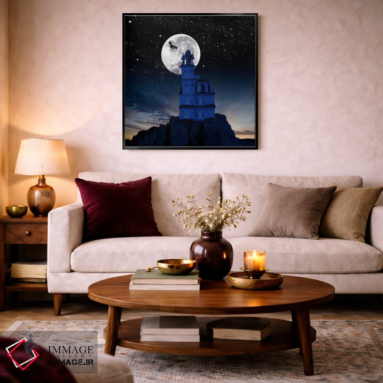 تابلو دکوراتیو پرواز جادوگر اثر لوند روزر - D4B