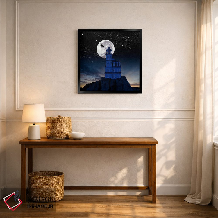 تابلو دکوراتیو پرواز جادوگر اثر لوند روزر - D6B