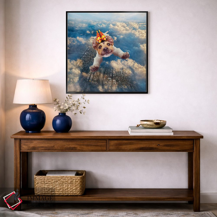 تابلو دکوراتیو سگ موشکی اثر لوند روزر - D3B