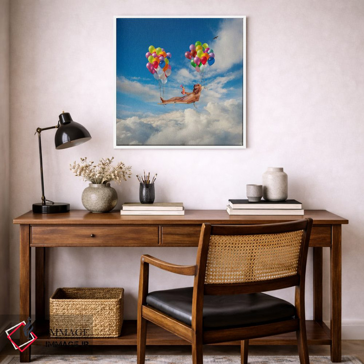 تابلو دکوراتیو بازنشستگی سگ شکاری اثر لوند روزر - D5W