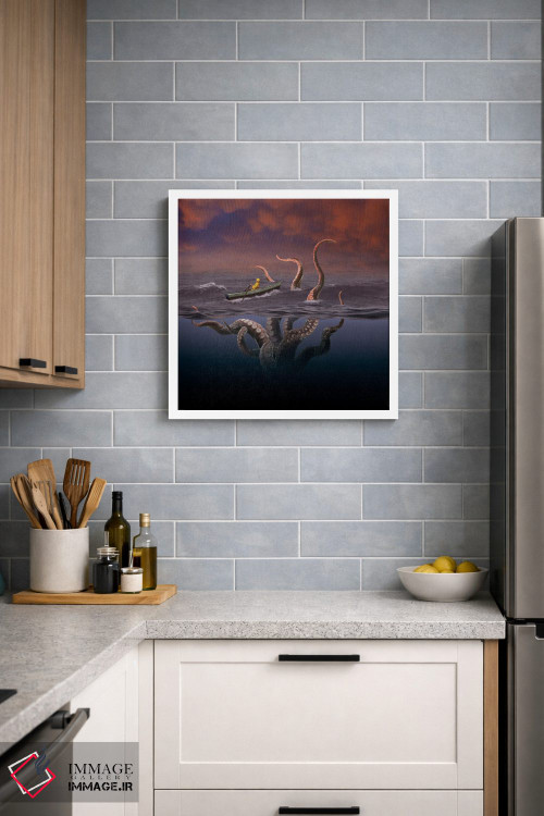 تابلو دکوراتیو صبح سرخ اثر لوند روزر - D2W