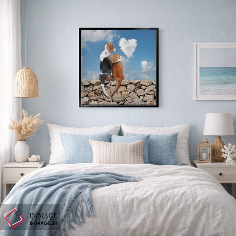 تابلو دکوراتیو عشق در هوا اثر لوند روزر - D3B