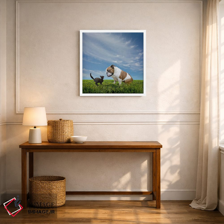 تابلو دکوراتیو روبرو شدن اثر لوند روزر - D4W