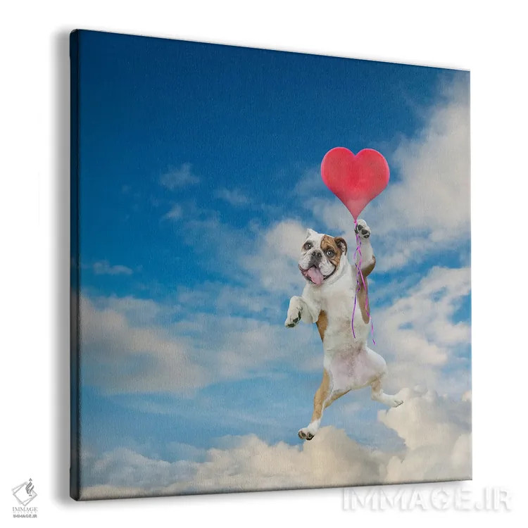 تابلو دکوراتیو عشق بالاتر اثر لوند روزر - نمای پرسپکتیو محصول