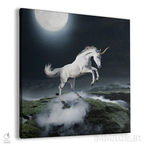 تابلو دکوراتیو تک شاخ نیمه شب اثر لوند روزر - نمای پرسپکتیو محصول