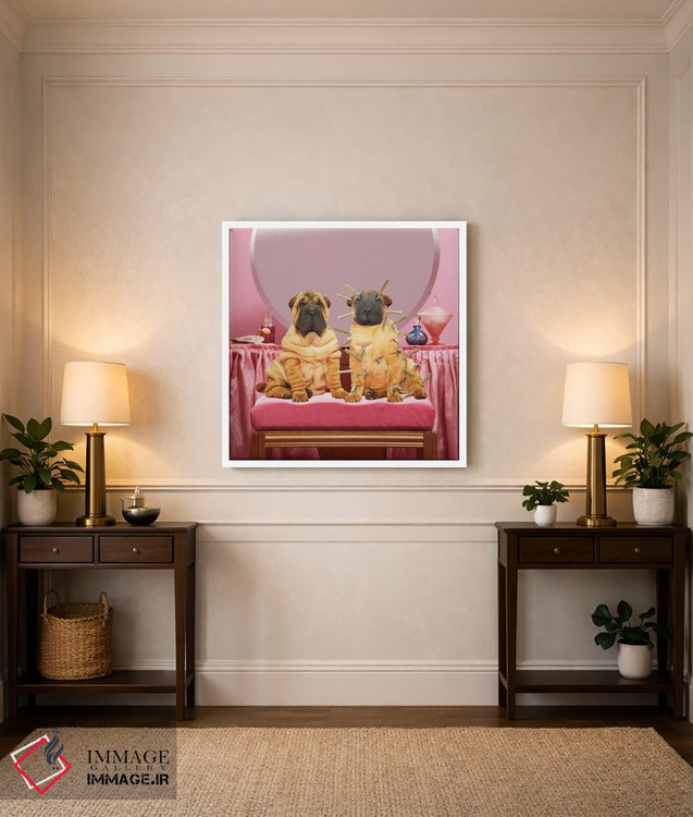 تابلو دکوراتیو هرچه لازم باشد اثر لوند روزر - D6W