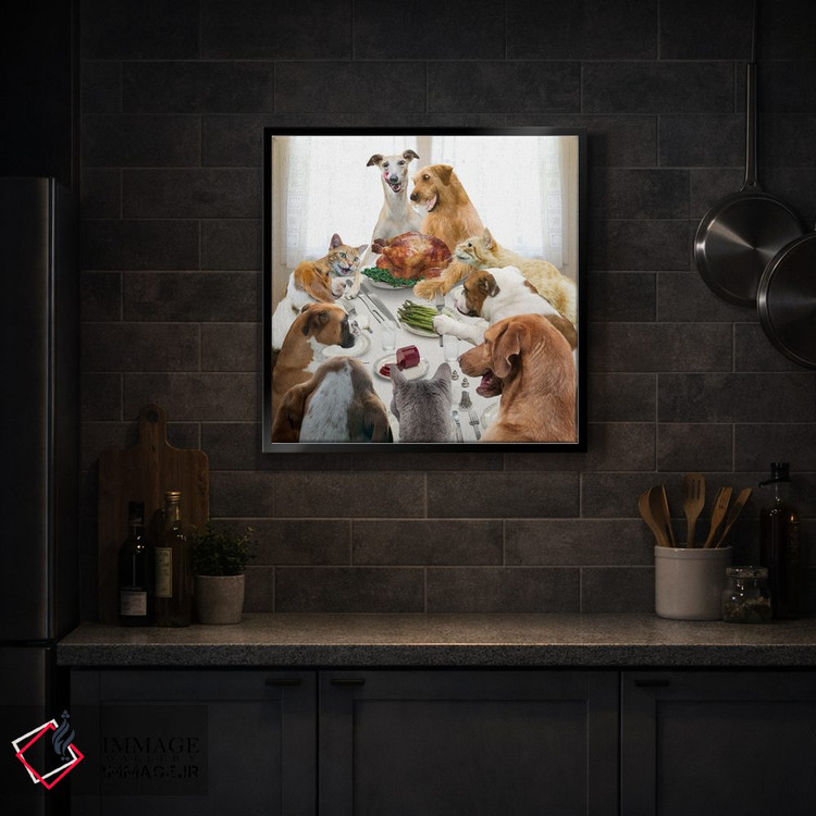 تابلو دکوراتیو ضیافت شکرگزاری اثر لوند روزر - D3B