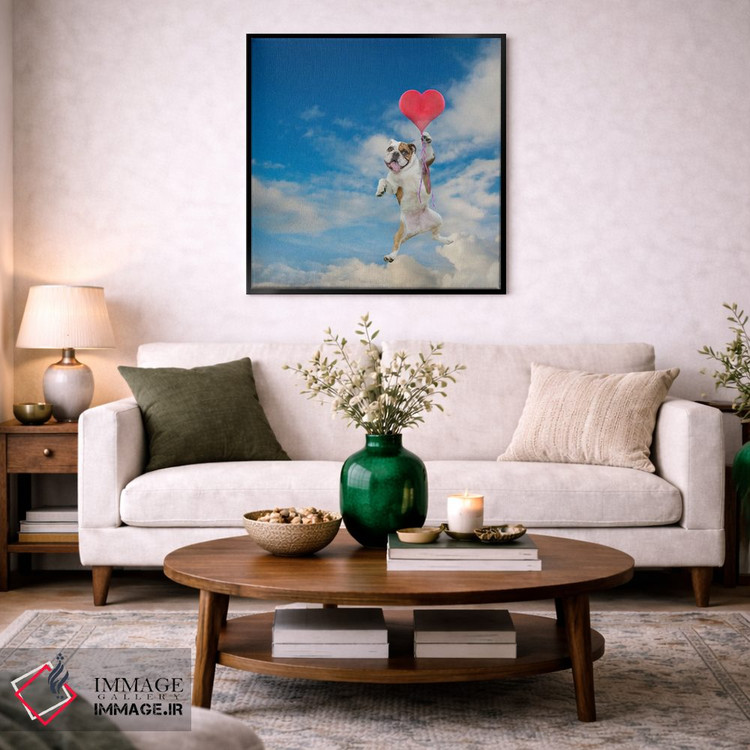 تابلو دکوراتیو عشق بالاتر اثر لوند روزر - D2B