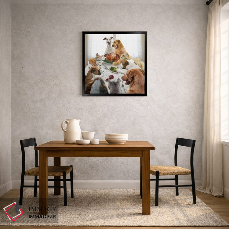 تابلو دکوراتیو ضیافت شکرگزاری اثر لوند روزر - D2B