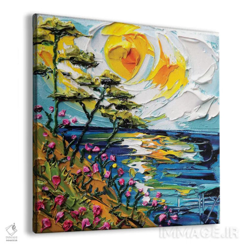 تابلو دکوراتیو بیگ سور I اثر لیزا الی - نمای پرسپکتیو محصول