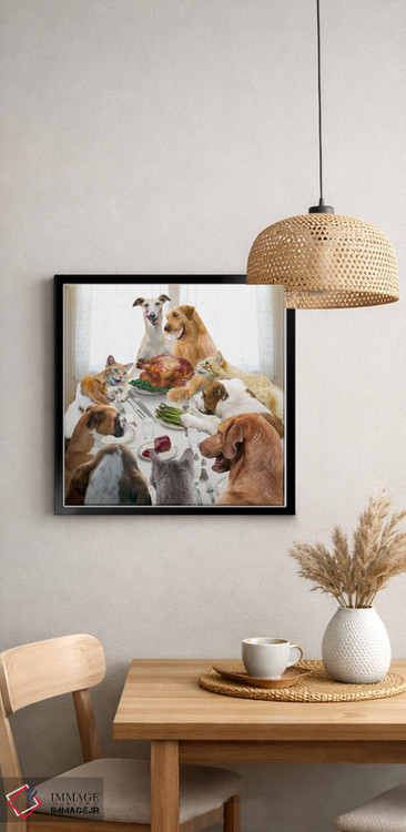 تابلو دکوراتیو ضیافت شکرگزاری اثر لوند روزر - D4B