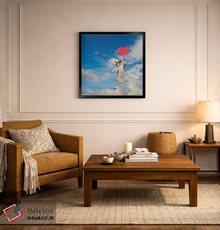 تابلو دکوراتیو عشق بالاتر اثر لوند روزر - D6B