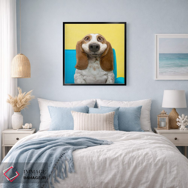 تابلو دکوراتیو زیبایی باست هاوند اثر لوند روزر - D1B