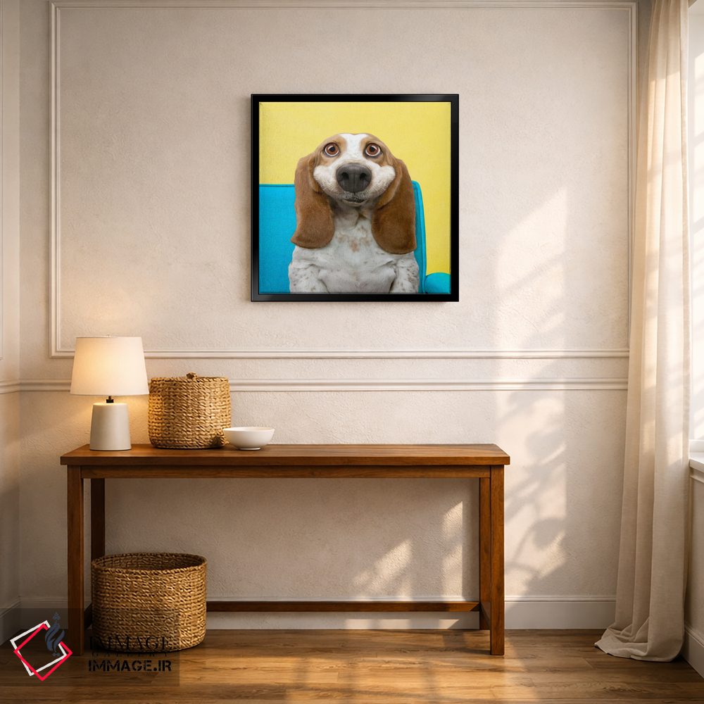 تابلو دکوراتیو زیبایی باست هاوند اثر لوند روزر - D4B