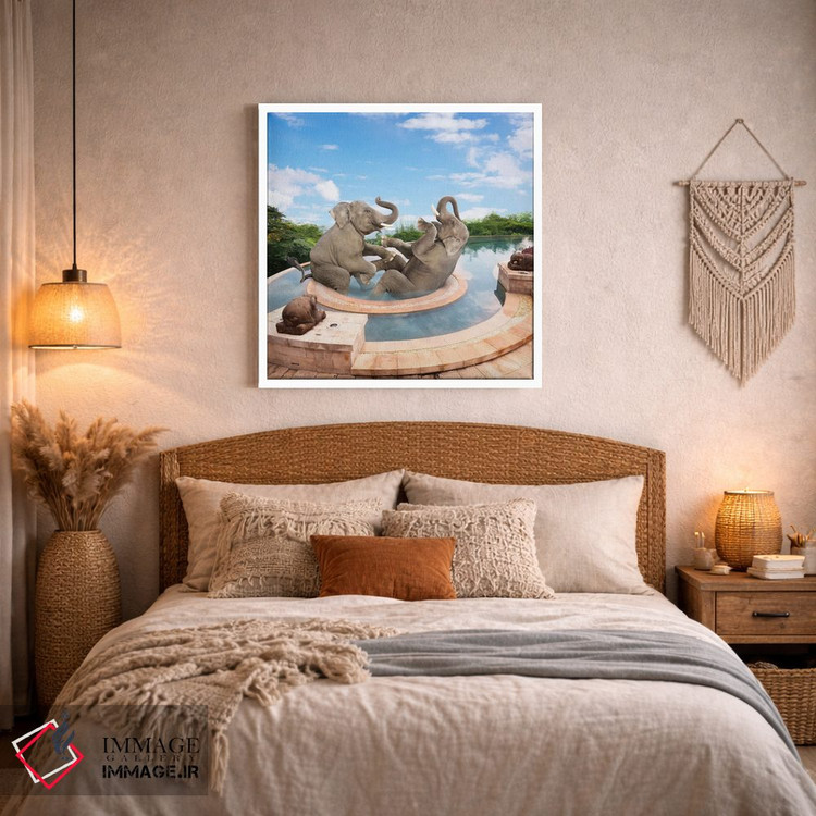 تابلو دکوراتیو اسپا برای فیل اثر لوند روزر - D2W