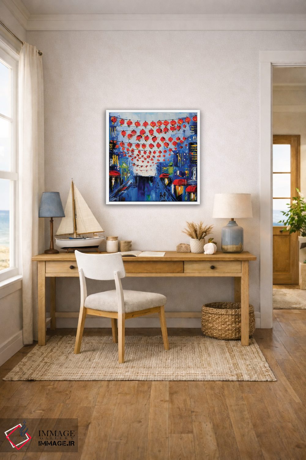 تابلو دکوراتیو محله چینی ها اثر لیزا الی - D3W