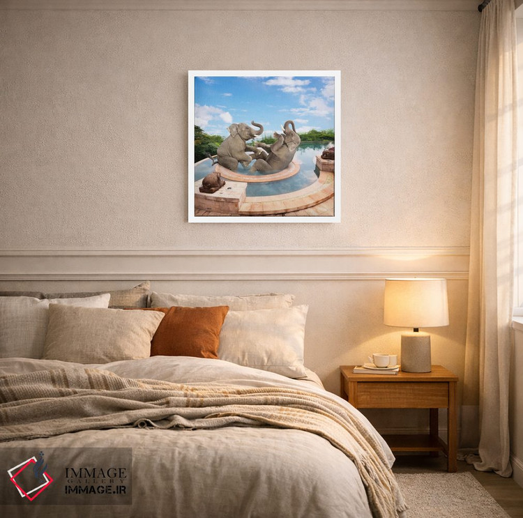 تابلو دکوراتیو اسپا برای فیل اثر لوند روزر - D4W