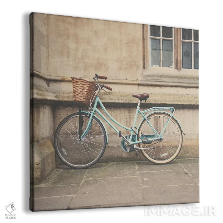 تابلو دکوراتیو دوچرخه اثر لورا ایوانز - نمای پرسپکتیو محصول