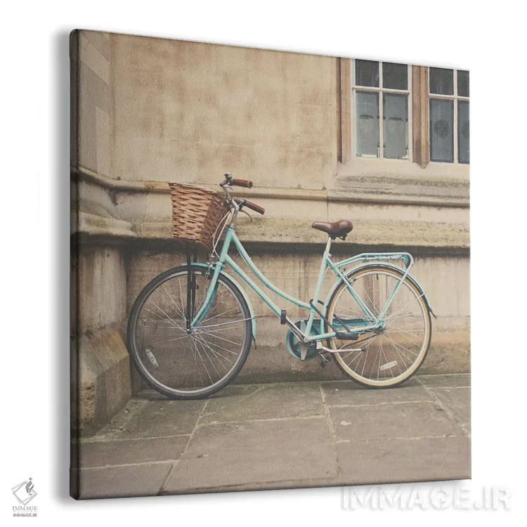 تابلو دکوراتیو دوچرخه اثر لورا ایوانز - نمای پرسپکتیو محصول