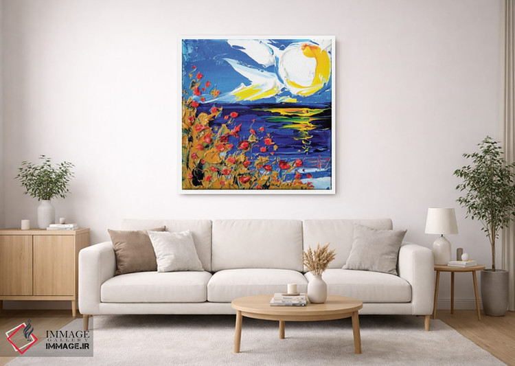 تابلو دکوراتیو غروب در مانتری اثر لیزا الی - D1W