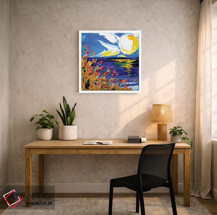تابلو دکوراتیو غروب در مانتری اثر لیزا الی - D5W