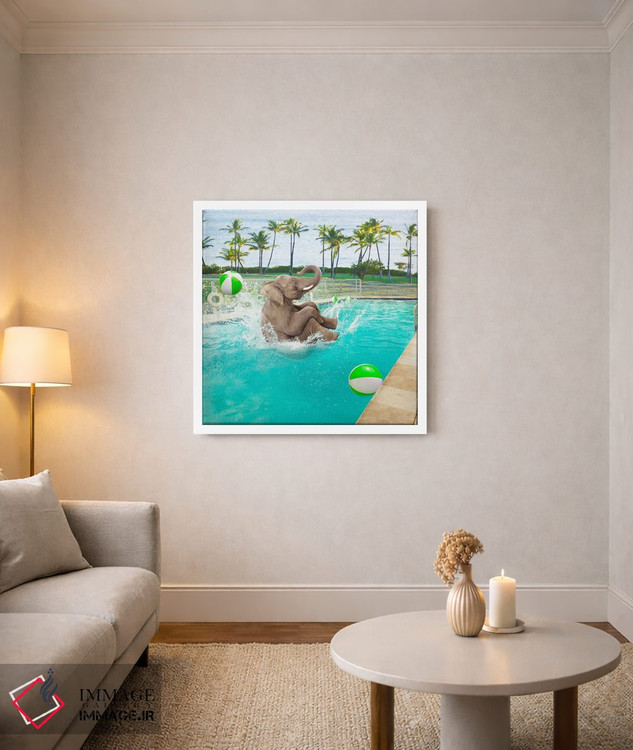 تابلو دکوراتیو پاشیدن بزرگ اثر لوند روزر - D2W