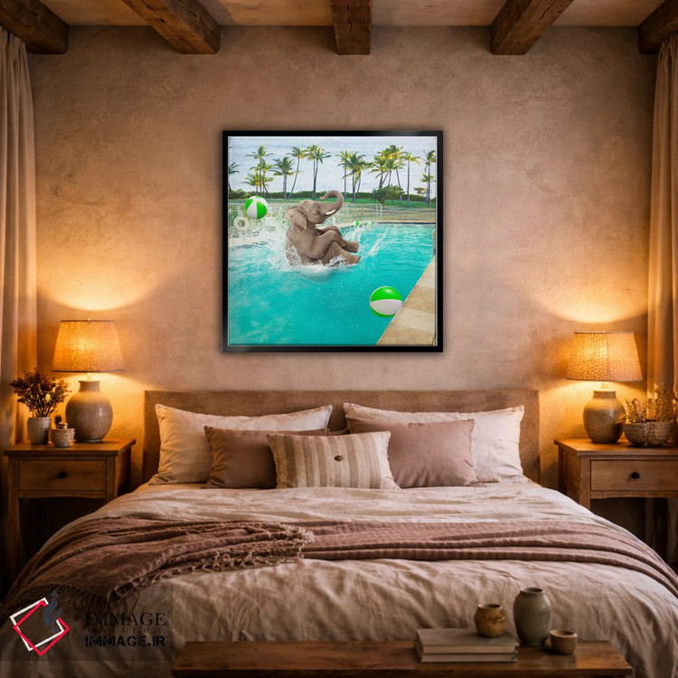 تابلو دکوراتیو پاشیدن بزرگ اثر لوند روزر - D3B