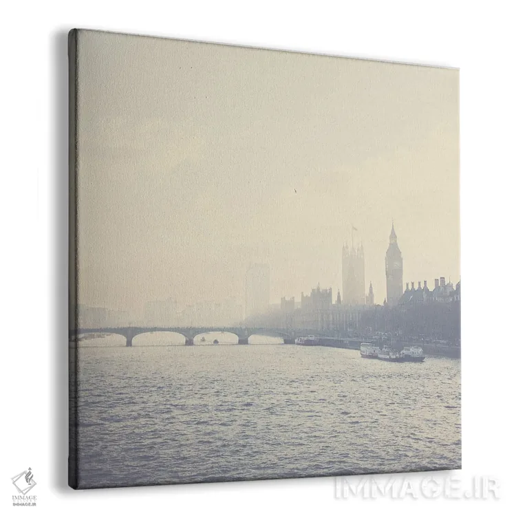 تابلو دکوراتیو شهر وست مینستر اثر لورا ایوانز - نمای پرسپکتیو محصول