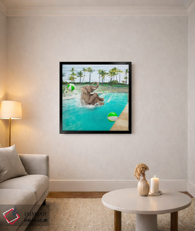 تابلو دکوراتیو پاشیدن بزرگ اثر لوند روزر - D4B