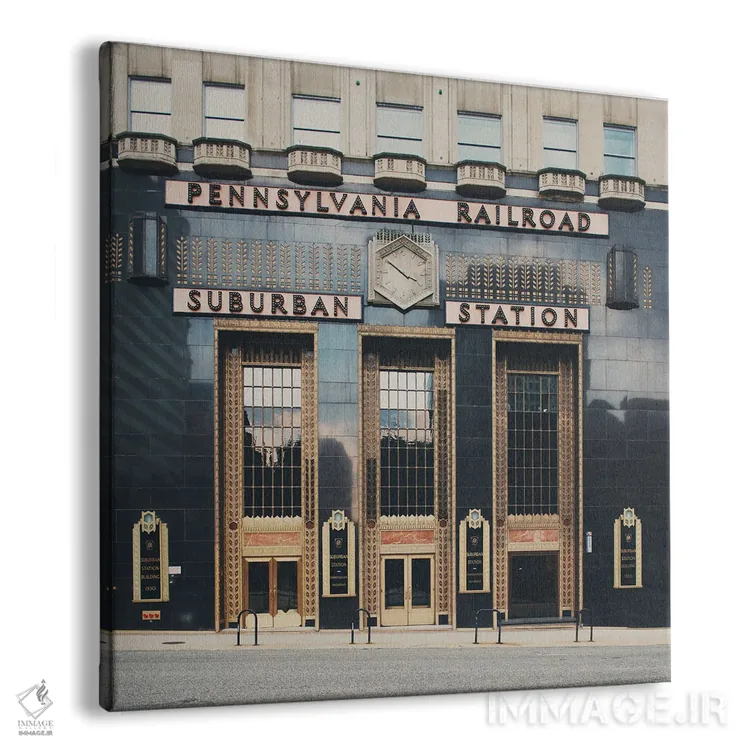 تابلو دکوراتیو ایستگاه حومه فیلادلفیا اثر لورا ایوانز - نمای پرسپکتیو محصول