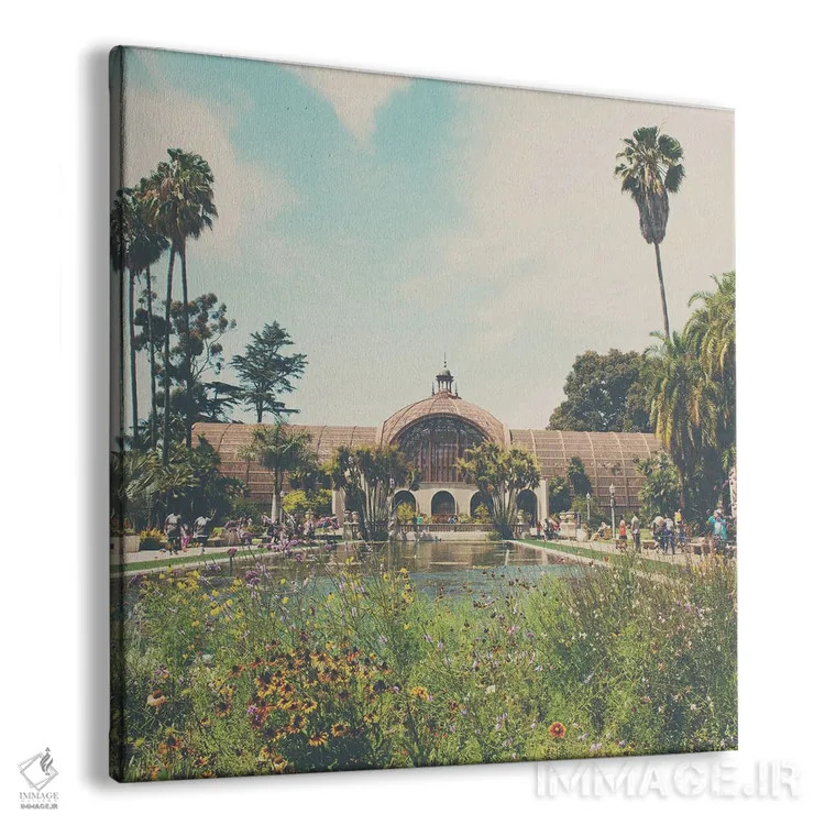 تابلو دکوراتیو ساختمان گیاه شناسی اثر لورا ایوانز - نمای پرسپکتیو محصول