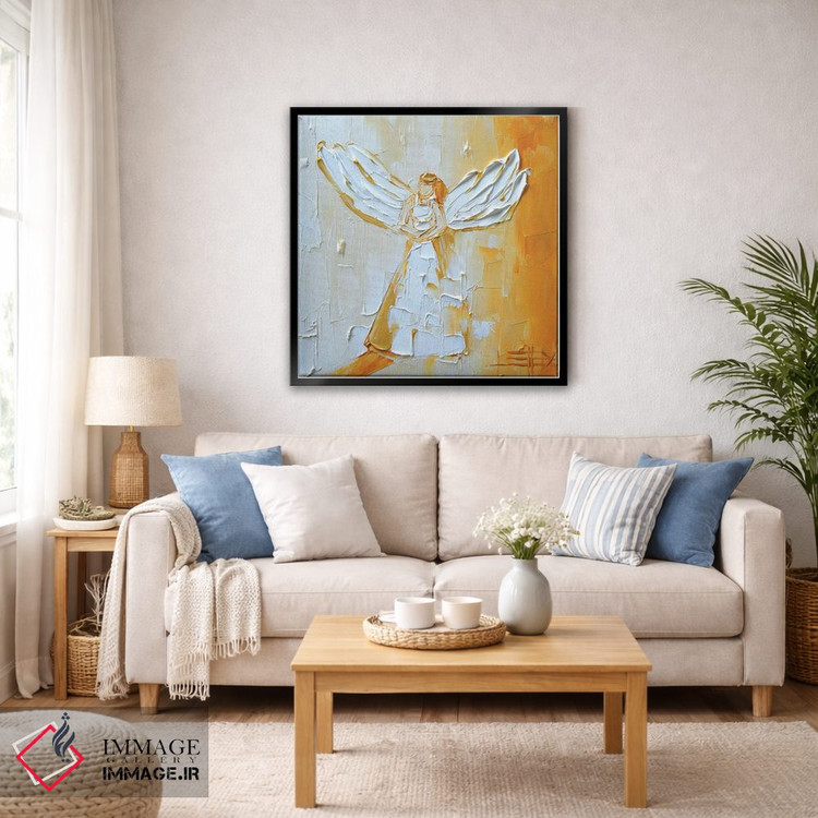 تابلو دکوراتیو فرشته اثر لیزا الی - D6B