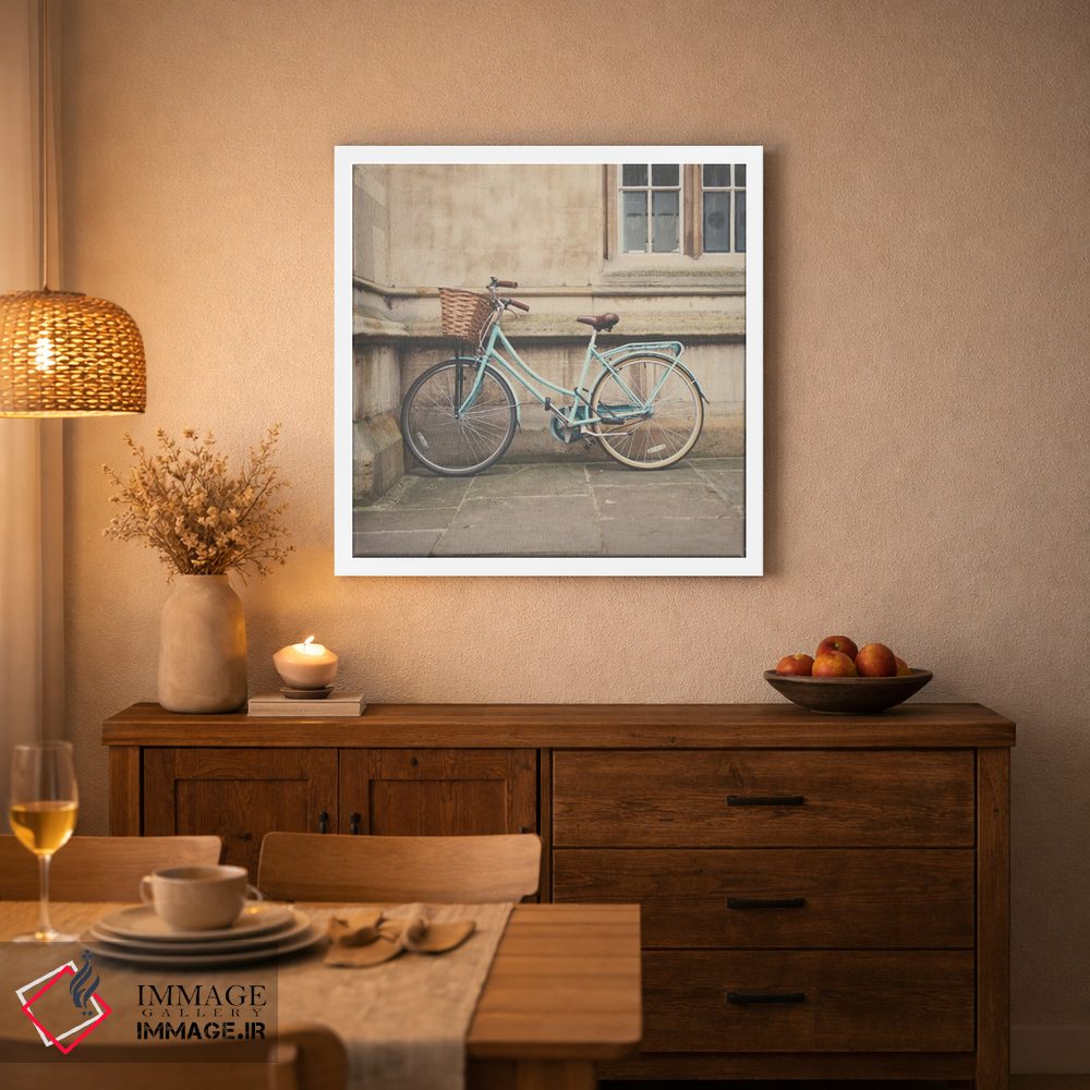 تابلو دکوراتیو دوچرخه اثر لورا ایوانز - D2W