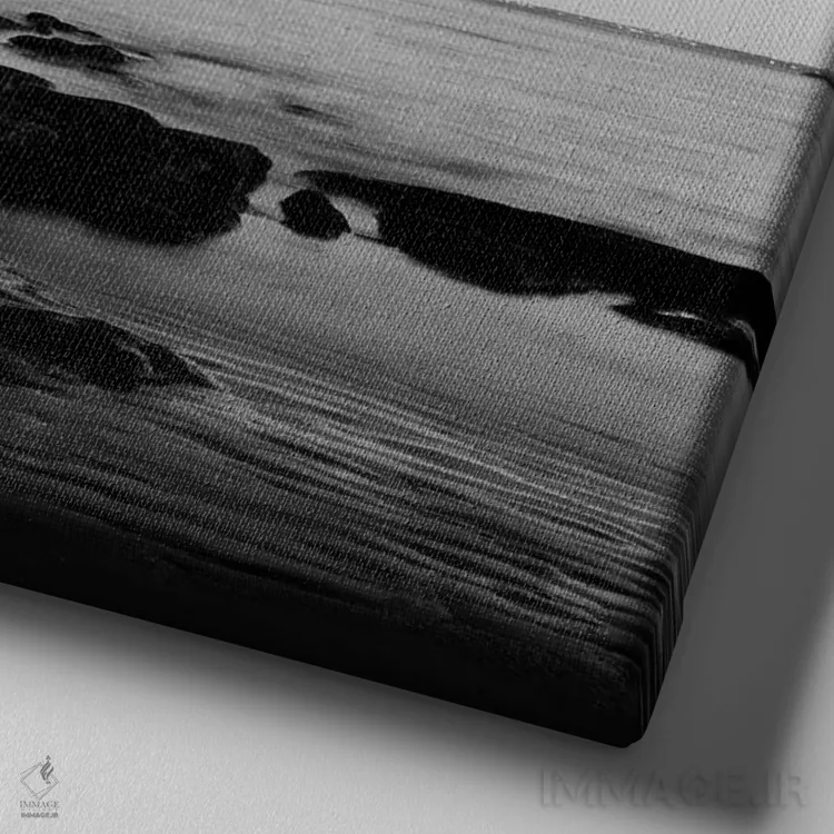 تابلو دکوراتیو نگهبان اثر لورا ایوانز - نمای نزدیک بافت بوم