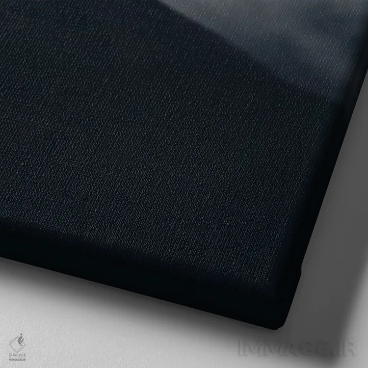 تابلو دکوراتیو سیرا نوادا در میان یک داستان اثر لورا ایوانز - نمای نزدیک بافت بوم