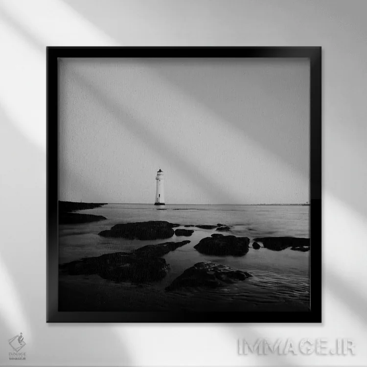 تابلو دکوراتیو نگهبان اثر لورا ایوانز - نمای قابدار مشکی